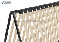 5ft Queen Size Foldable Bed Frame , Wooden Slatted Platform Bed Frame
